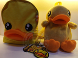 专柜正品！香港Semk大小黄鸭B.Duck儿童双肩包3D包书包小童背包