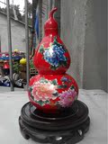 陶瓷酒瓶1斤装 中国红花开富贵牡丹小葫芦瓶散装白酒坛批发