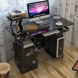艺诺电脑桌台式家用书桌简约办公桌写字台组装学习桌子简易电脑桌