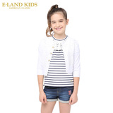 Eland Kids韩国衣恋童装2016春夏季新款 女童 针织开衫