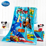 迪士尼Disney赛车总动员纯棉浴巾儿童浴巾卡通柔软吸水成人沙滩巾