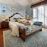 简约现代格子大气几何y沙发条纹客厅茶几卧室床边加厚样板间地毯