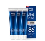 批发韩国进口正品麦迪安86%美白牙膏 蓝盒120克 30支/箱 8元/支