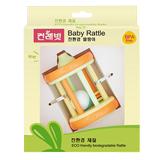 韩国进口婴儿玩具 0-3-6-12个月 新生宝宝早教益智牙胶手摇铃无毒
