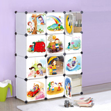 菲斯卡时尚简易宜家组合式特价创意儿童衣柜组装玩具整理储物收纳