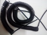 弹簧线螺旋电线缆黑色2芯3芯x0.2平方1.5拉伸2米4米6米2.5平0.75