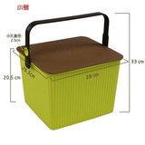 g炫彩多功能钓鱼桶凳塑料方形收纳凳桶储物桶加厚小方桶水桶sqq