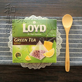 香港代购 波兰进口 Loyd 柠檬绿茶 三角茶包 提神 20小包
