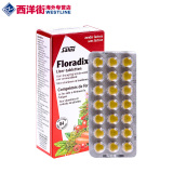 德国Floradix Iron铁元片剂84粒女性 孕妇补铁补血养气 保健进口