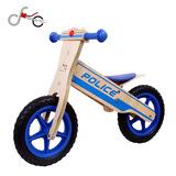 maxsun儿童平衡车木制滑行学步车警车德国小木车童车儿童童车