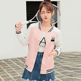 少女2016秋装韩版学院风百搭棒球服短外套女高中学生修身显瘦上衣