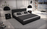 希苑高端定制意大利现代经典超纤皮卧室床布艺软包床1.5米和1.8米