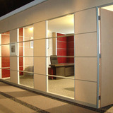 风格款 办公高隔断板材+玻璃组合高隔断隔墙 铝合金隔断批发供应