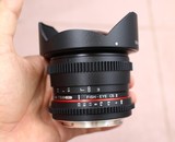 三阳 全副可用 samyang 8mm T3.8 2代 鱼眼镜头 电影镜头 佳能口