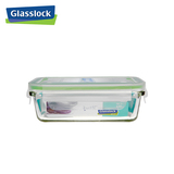 Glasslock韩国进口三光云彩耐热钢化玻璃长方形保鲜盒430ml