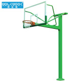 沃尔克 室外篮球架户外标准成人地埋式篮球架加强固定配钢化篮板