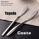 Sherlock刀 牛油刀/鱼刀304不锈钢Costa/Yayoda 黄油刀涂抹奶油刀