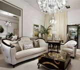 欧式布艺沙发组合新古典沙发大小户型客厅实木沙发售楼处部家具