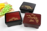 双剑鳗鱼饭盒日式饭盒商务套餐盒日式便当盒ABS环保料1800ML特价
