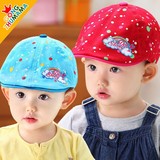 男孩帽子鸭舌帽儿童2-3岁男女童韩版小孩宝宝贝雷帽可爱春季新款