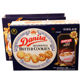 Danisa皇冠丹麦曲奇饼干908g年货礼盒装休闲零食品糕点送咖啡特价