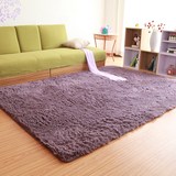 特价时尚纯色丝毛地毯客厅茶几地毯卧室床边满铺地毯拍照地毯定制