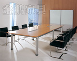 北京办公家具会议桌办公桌培训桌大型洽谈桌接待桌简易时尚钢木桌