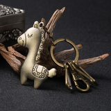 创意男女高档情侣钥匙扣 腰挂钥匙链汽车钥匙圈复古挂件礼品 饰品