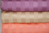 外贸出口尾单埃及纯棉1200根贡缎3cm段条床单枕套被套四件套特售