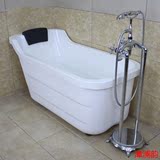 浴缸亚克力贵妃浴缸成人小户型保温浴缸独立日式1.11.2-1.3小浴盆