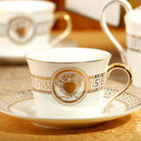 欧式宫廷风咖啡杯套装骨瓷配碟子陶瓷英式下午花茶具咖啡具礼盒装