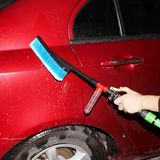 汽车清洁用品泡沫擦车长柄洗车刷子通水刷软毛器拖把除尘车掸工具