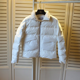 DV2015冬装新款韩版纯色棉服女短款加厚长袖修身百搭时尚棉衣外套