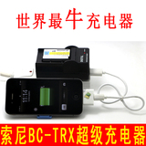 索尼 RX100M3 RX1 HX300 HDR-CX240E AS15 NP-BX1电池 USB 充电器