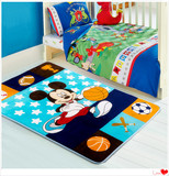 韩国原单儿童宝宝云丝绒爬行垫游戏垫卧室床边毯防滑地垫可机洗
