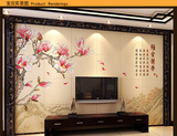 中式瓷砖彩雕通体砖客厅电视过道屏风玄关卧式艺术背景墙雅舍兰香