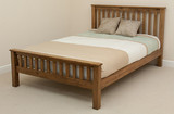 纯实木白橡木床1.5 1.8米双人床1.35米1.2单人床外贸家具出口特价