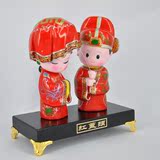泥塑摆件 红盖头 结婚礼品 中国特色礼物送老外 成都工艺摆件礼品