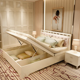 达泽现代简约板式床储物气动高箱收纳双人床大1.5米1.8箱体床环保