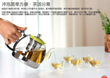花茶壶玻璃电磁炉专用加热煮茶耐高温烧水壶不锈钢过滤内胆加厚款