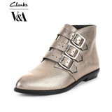 clarks正装女鞋 Stanhope Ankle 15新品 V&A 女靴 时尚冬靴