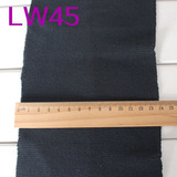 LW45藏蓝色细纹针织罗纹领口袖口裤腰服装面料 批发加厚保暖布料