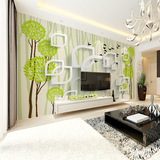 3D立体大型壁画沙发卧室客厅电视背景墙壁纸4D整张影视墙壁画5D