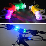 青蛙灯硅胶警示尾灯死飞自行车钢丝灯装备配件自行车装饰灯安全灯