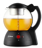 黑茶煮茶机 不锈钢漏网蒸汽泡茶机 玻璃保温电热水壶养生电茶壶1L