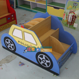 早教亲子园新款小汽车造型书架豪华儿童高档卡通书架儿童书柜