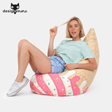 设计猫 西班牙Woouf 趣味原创设计创意单人小型布艺沙发懒人椅