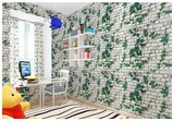 墙纸壁画防水卧室客厅寝室家具翻新贴纸欧式壁纸碎花田园PVC自粘