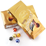 美国进口瑞士莲精选混合5味巧克力软心球600g礼袋圣诞年货礼物