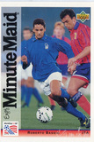 巴乔 Baggio 球星卡 1994 UPPER DECK 亚德 UD 英西美汁源版
